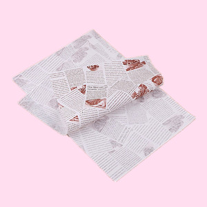 Papel de Envolver para Sándwiches con Impresión Personalizada, Papel a Prueba de Grasa para Hamburguesas con Recubrimiento de PE de Grado Alimenticio con Logotipo - Product Image 6