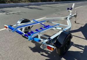 <span class=keywords><strong>Remorque</strong></span> de <span class=keywords><strong>bateau</strong></span> en aluminium de couchettes en poly à essieu unique de 15 pieds avec VIN et DOT - Product Image 5