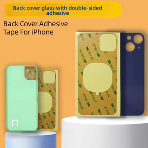Ruban adhésif double face pré-découpé pour <span class=keywords><strong>vitre</strong></span> arrière, autocollant pour remplacement de coque arrière d'<span class=keywords><strong>iPhone</strong></span>, bande de colle à haute adhérence pour fixation - Product Image 2