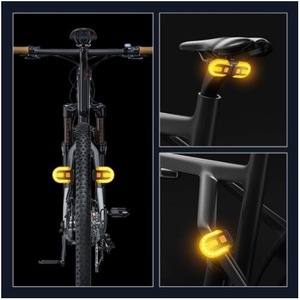 Luz Trasera LED para Bicicleta con Control Remoto, 4 Modos, Impermeable IPX4, de Plástico, para Ciclismo Nocturno - Product Image 4