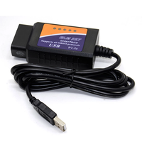 Escáner de Diagnóstico para Automóviles ELM327 USB V1.5 OBD2, Interfaz OBD 2 OBDII, Herramienta de Diagnóstico Automotriz Basada en PC, Escáner OBD-II