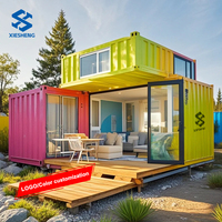Contenedor de acero prefabricado portátil personalizado, solución de contenedor de envío prefabricado para el hogar, Hotel, dormitorio móvil