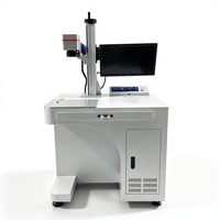 Machine de marquage laser à fibre refroidie par air CNC 2.5D 3D 20W 30W 50W 70W 100W pour métal, compatible avec le logiciel EZCAD, prend en charge les formats DXF BMP PLT