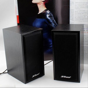 Altavoz Mini de Madera JiTuo JT2801, Estéreo, Entrada de Cable de Audio USB, 5V DC, Altavoz Multimedia para Computadora Portátil y de Escritorio - Product Image 3