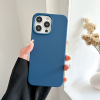 Coque de téléphone en TPU souple noir mat pour iPhone 17 Pro Max 15 14 Plus 13 12 16 Air A23, protection en silicone pour l'arrière, coque antichoc