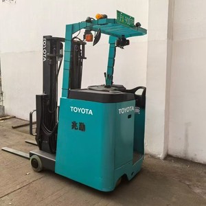 2018 para carretilla elevadora eléctrica estacionaria usada 7Fbr10-12367 MODELO DE transpaleta motorizada 1 tonelada de capacidad 1200mm horquilla - Product Image 4