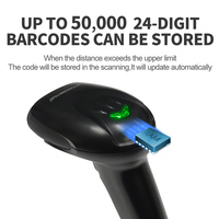 GTCODESTAR Scanner de codes à barres 2d sans fil à main Lecteur de codes industriels à vendre haute performance 2.4G QR code Barcode scannig