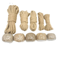 Corde en jute artisanale en gros, économique, 100% naturelle, en rouleau, pour emballage cadeau, décoration florale, emballage et artisanat