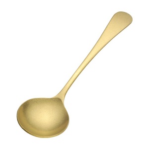 Cuchara de Sopa Mini de Acero Inoxidable Shiny Jh 304 con Mango Dorado, Plateado o Negro, Estilo Retro para Uso Doméstico - Product Image 5
