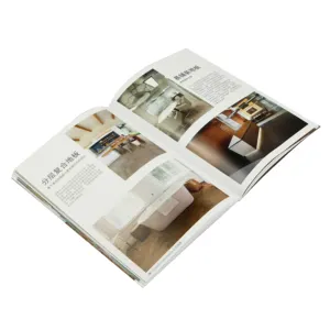 Custom brossura brochure/catalogo/foto libro di servizi di stampa
