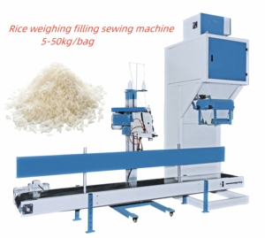 Máquina Automática de Embalagem de Arroz ou Grãos, Máquina de Costura de Sacos Industriais para Grãos de 5kg, 10kg, 25kg, 50kg - Product Image 2