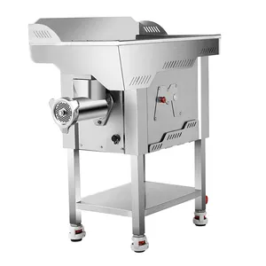 Moedor automático de carne para ração animal, máquina de mistura automática de cozinha para almôndegas, moedor e misturador