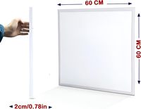 LONGLUX Vente en gros de panneaux lumineux LED 600X600MM 48W Panneau lumineux LED plat ultra fin à intensité variable