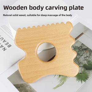 Nuova tavola da massaggio per tutto il corpo in legno di faggio per raschiare le compresse per viso e collo - Product Image 4