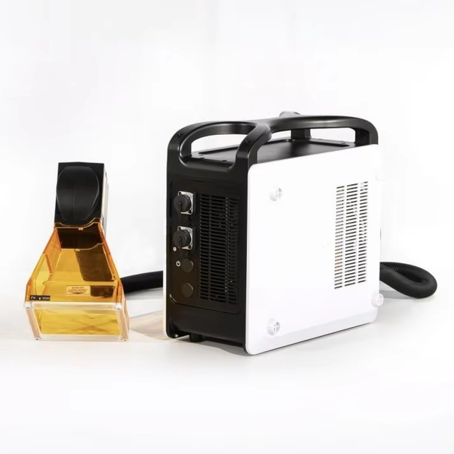 Portable & Easy-to-Use 20W Mini Fiber Laser Marker Small Size Handheld Engraver for Leather,Iron,Copper