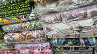Tela africana Kitenge de satén encerado en stock, material de tela estampada de algodón de Nigeria e Indonesia, tela encerada S-wax, tela encerada Java auténtica.