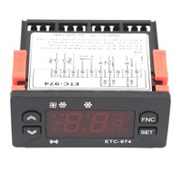 Thermostat intelligent pour réfrigérateur ETC-974 avec mot de passe administrateur et deux capteurs, prend en charge la sortie de dégivrage