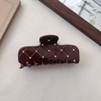 Barrettes à cheveux rectangulaires épaisses en acétate avec strass, couleur gelée, personnalisables avec logo BIZE, vente directe usine pour femmes, idéales pour les fêtes