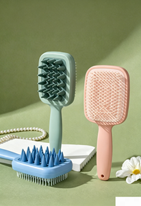 Hot Wholesale Double-sided Coarse and Fine Tooth Shampoo <b>Brush</b> Massage Comb Scalp Comb for Men and Women Household Fashion - Product Image 4