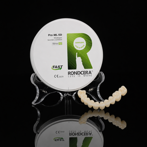 Disque de zircone à transition continue Rondcera Pro-ML 5D 800MPa-1350MPa pour prothèses dentaires partielles fixes - Product Image 2
