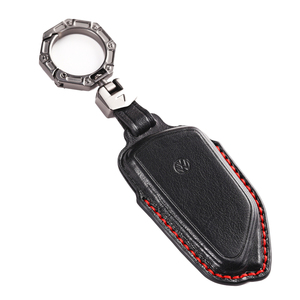Custodia portachiavi per auto fatta a mano in vera pelle per 2020-2024 VW ID3 ID4 MK8 Golf GTI Skoda Octavia custodia intelligente per chiave - Product Image 6