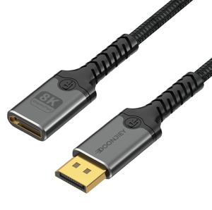 <span class=keywords><strong>Cable</strong></span> de Extensión <span class=keywords><strong>DisplayPort</strong></span> 8K, Macho a Hembra, Compatible con 8K 60Hz, 4K 120Hz para Monitor - Product Image 4