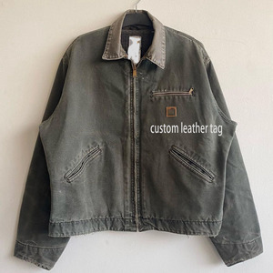 OEM Manufacturer Men's Winter Vintage Customizable <strong>Shearling</strong> Reversible Zip <strong>Bomber</strong> <strong>Jacket</strong> Polar Fleece Sherpa Detroit <strong>Jacket</strong> - Product Image 1