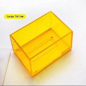 Tùy chỉnh bán buôn trang trí giấy lưu trữ hộp | rõ ràng Acrylic mô hộp với con dấu nắp + 3-in-1 đồ dùng Caddy tổ chức - Product Image 4