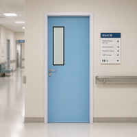 Fabricant de portes hermétiques pour salles blanches en acier galvanisé à cadre en acier standard GMP