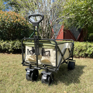 Factory Low Price Wholesale Large Capacity Portable Foldable Camping Picnic <strong>Beach</strong> Outdoor <strong>Cart</strong> - Product Image 5
