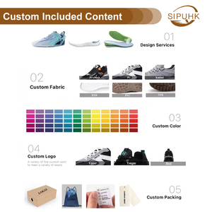 New Spring Summer Autumn Men's Sporty Casual Shoes Lace-up Lightweight Outdoor Breathable Comfort Fashion Trend Heighten - Product Image 6