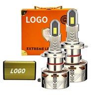 Accesorios para Automóviles IKAS de Alta Potencia, Lámpara Antiniebla LED de 180 W y 45000 LM, Lámpara Delantera para Automóvil de 6000 K, H1 H4 H7 H11 9005