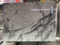 Marbre blanc Hanjiang - Pierre naturelle à texture gris-blanc-noir pour la décoration de sols, murs et comptoirs de maisons et d'hôtels