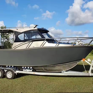 Gospel 25ft Moteur <span class=keywords><strong>hors</strong></span>-<span class=keywords><strong>bord</strong></span> Petit Yacht Sport Cabine Cruiser Bateaux en aluminium pour la pêche - Product Image 4