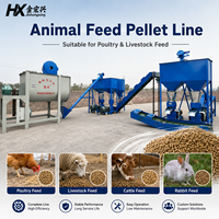 Machinerie d'usine d'alimentation avicole : Équipement de production de granulés pour poulets de chair et pondeuses, de broyage, de mélange, de refroidissement et de criblage