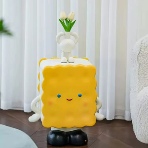 Table basse en biscuit mignon créatif <span class=keywords><strong>scandinave</strong></span> petit ménage salon canapé Table d'appoint concepteur Mini Table d'angle - Product Image 3