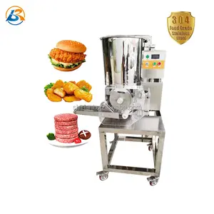 Good quality automatic burger patty forming machine potato beef burger meat chicken patty forming making machine