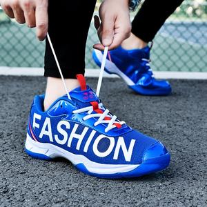 2022 zapatos de bádminton para hombres y mujeres, <span class=keywords><strong>zapatillas</strong></span> de tenis ligeras, forro de malla, moda de verano, sin cordones para atletas masculinos y femeninos - Product Image 4