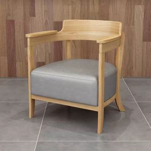 Juego de Muebles de Restaurante Modernos de Madera Maciza de 5 Piezas, Asientos Tapizados, Sofá, Silla, Mesa Redonda, Juego de Comedor para Cafetería - Product Image 3