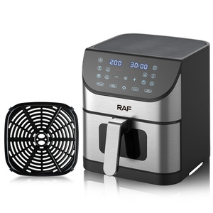 New Stainless Steel 8L air Fryer <b>Oven</b> Fryer Oil Free Electric Deep Digital Air Fryers With Visible Window - Product Image 4
