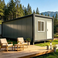 Maison préfabriquée en conteneur, assemblage rapide, bâtiment modulaire, panneaux sandwich, design moderne, bureau préfabriqué, directement de l'usine