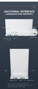 14 Inch Hỗ Trợ Miễn Phí L-Hình Màn Hình Cảm Ứng Android 14 Máy Tính Bảng Đa Giao Diện IPS Màn Hình Hiển Thị 4 + 32GB 4G/5G Mạng Sàn - Product Image 6