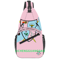 Sac de poitrine Zeta Phi Beta, sac à dos de sport, sac de voyage, sac à bandoulière personnalisé, cadeau pour sororité et fraternité, sac à bandoulière tendance et décontracté pour hommes et femmes
