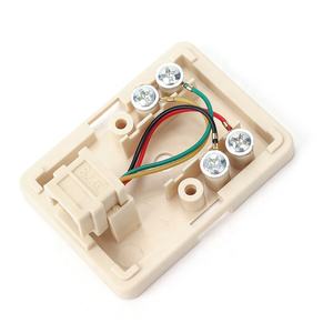 Boîte de jonction de câble téléphonique électrique à port unique RJ12/6P4C, boîte téléphonique de surface pour pièces de télécommunications - Product Image 5