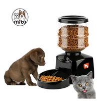 Distributeur automatique de nourriture pour chien intelligent, 5,5 L, écologique, en plastique, alimenté par batterie, écran LCD, enregistrement vocal, réglage de l'heure, pour l'extérieur