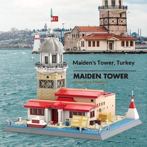 Modellino da Costruire WG5229 <span class=keywords><strong>Torre</strong></span> Turca con Vista sulla Strada, Giocattolo Assemblabile, Ornamento da Scrivania - Product Image 1