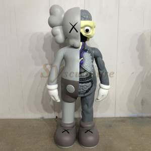 Cuộc Sống Lớn Kích Thước Ngoài Trời kaw Hình 4ft Nhựa Bức Tượng Sợi Thủy Tinh Điêu Khắc Tùy Chỉnh Con Người Organ Phong Cách Anime Đồ Chơi Trang Trí - Product Image 4