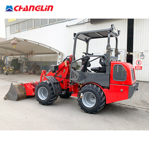 Chargeurs compacts de petite taille pour camions Changling, prix avantageux, puissance nominale de 18,2 kW, capacité de chargement de 900 kg, mini-chargeuse sur pneus - Product Image 3