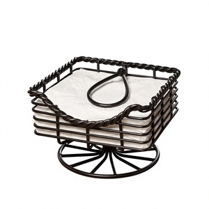 BS International Amazing American Style Wedding Napkin Dispenser Decorative Metal <b>Tissue</b> Box Waterproof Handmade Eco-friendly - Product Image 3
