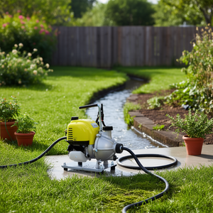 Pompe à eau 38Cc 1,5 pouce, moteur à essence portable pour l'irrigation des jardins et l'aménagement paysager - Product Image 2